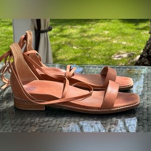 Bared footwear lace up sandals size 39